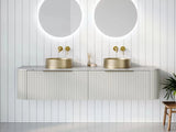 Timberline SANTOS Fluted Wall Hung Vanity (All Sizes)