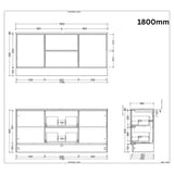 Timberline TAKANO Floor Standing Vanity