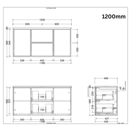 Timberline TAKANO Wall Hung Vanity 