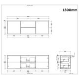 Timberline TAKANO Wall Hung Vanity 