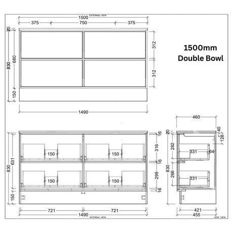 Timberline TARO Floor Standing Vanity