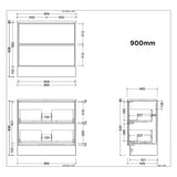 Timberline TARO Floor Standing Vanity