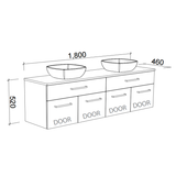 Timberline TAYLOR Wall Hung Vanity (All Sizes)