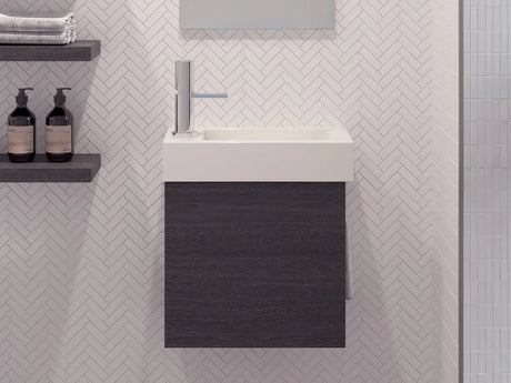 Timberline THEO Mini Wall Hung Vanity (460mm) - LEFT HAND OFFSET