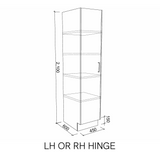 Timberline_Tall_Cabinet_450mm_Drawing
