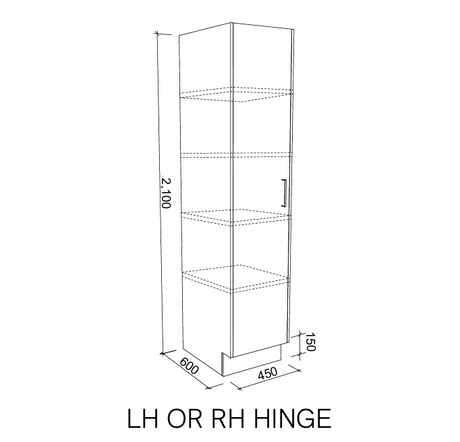 Timberline_Tall_Cabinet_450mm_Drawing