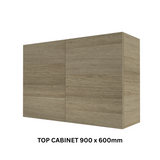 Timberline Modular Laundry 900mm Top Cabinet - 2 Doors