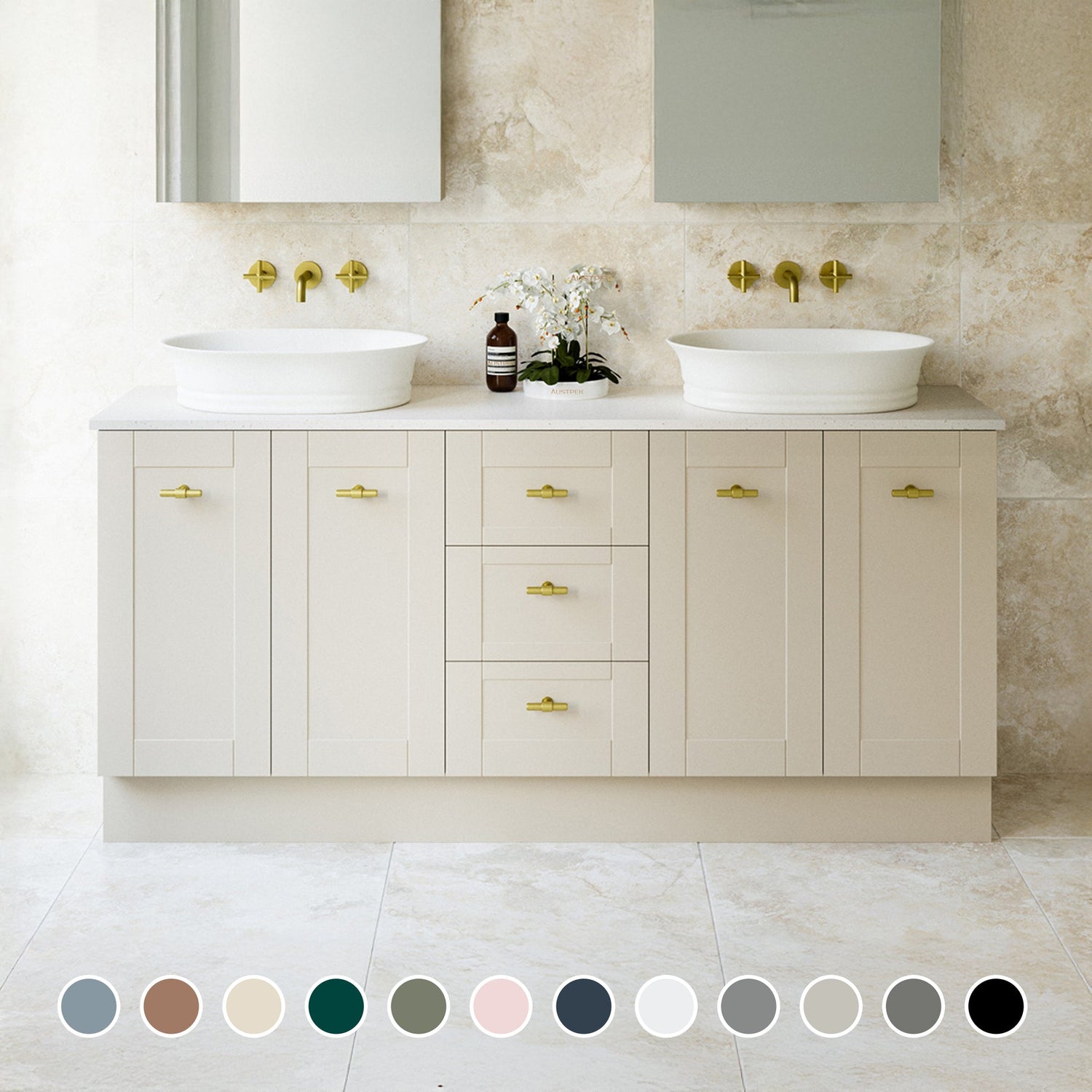 Timberline VICTORIA Floor Standing Vanity (All Sizes)