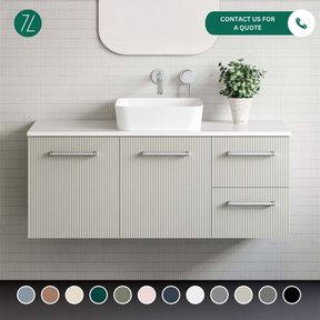 Timberline VICTORIA Wall Hung Vanity (All Sizes)