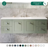 Timberline VICTORIA Wall Hung Vanity (All Sizes)