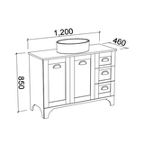 Timberline WINDSOR Floor Standing Vanity (All Sizes)