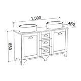 Timberline WINDSOR Floor Standing Vanity (All Sizes)