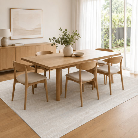 Toscana Watercolour Beige Cream Rug - TOS2