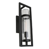 Toulon Exterior Wall Light Black IP44