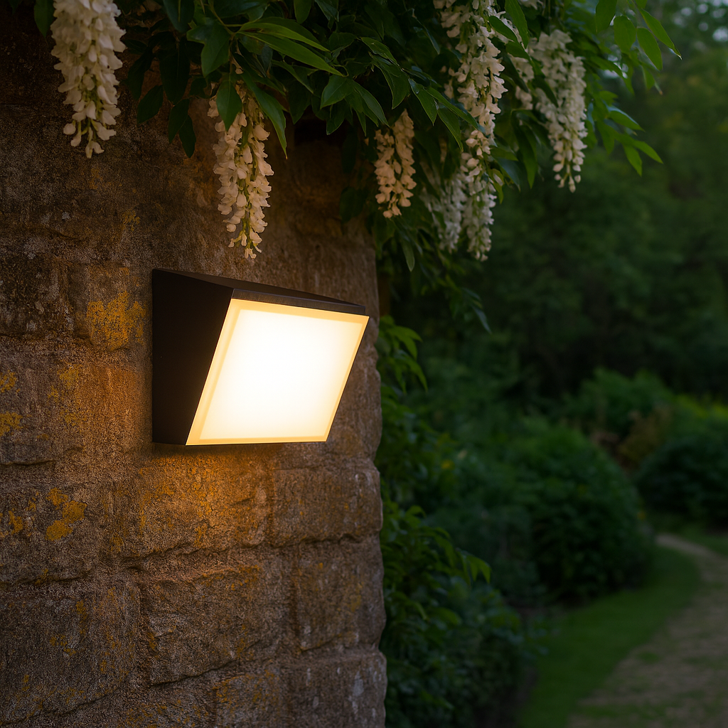 Tulsa  Exterior Wall Light Black IP65
