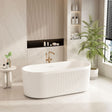 Tyler Freestanding Fluted Bathtub (Gloss White) (1500/1700mm)
