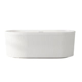 Tyler Freestanding Fluted Bathtub (Gloss White) (1500/1700mm)