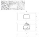 BYRON Wall Hung Vanity 1200mm Natural Oak