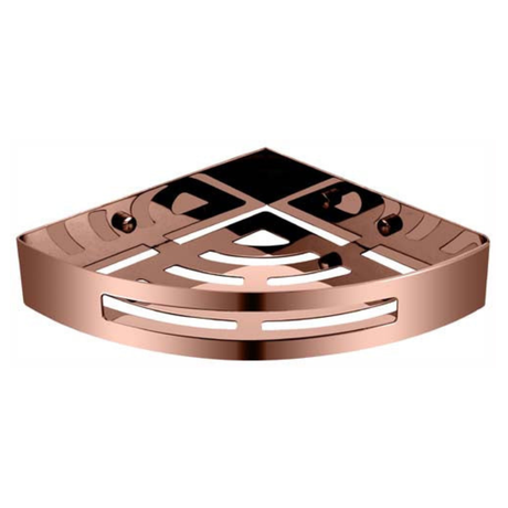 Universal Stainless Steel Corner Shelf (Rose Gold)