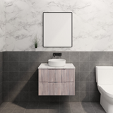 Riva BALI Wall Hung Vanity White Oak (All Sizes)