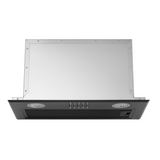 Concealed Black Rangehood - 520mm