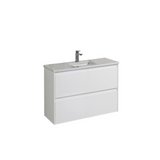 LEONA Wall Hung Vanity Gloss White (All Sizes)