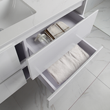 LEONA Wall Hung Vanity Gloss White (All Sizes)