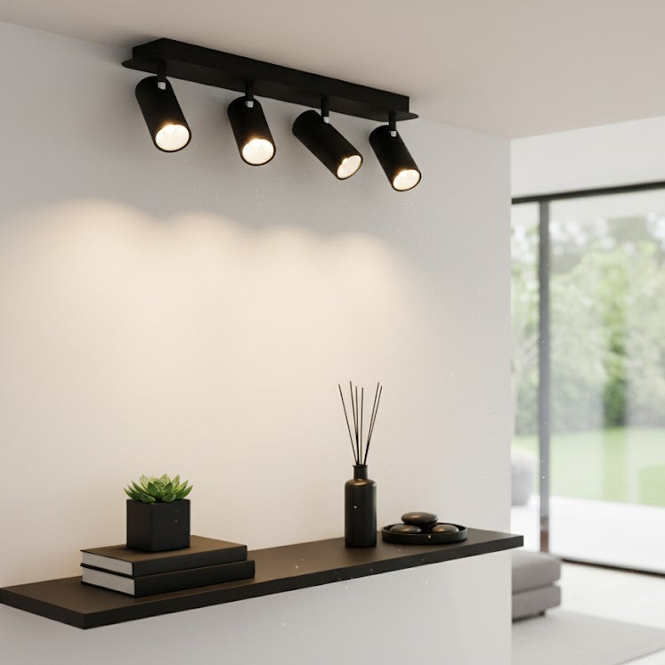 Urban 4Lt 20W Led Rail Black