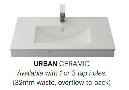Timberline FLORIDA ENSUITE Single Bowl Floor Standing Vanity (All Sizes)