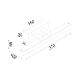 VANITAS: Interior LED Tri-CCT Vanity / Picture Wall Lights IP44