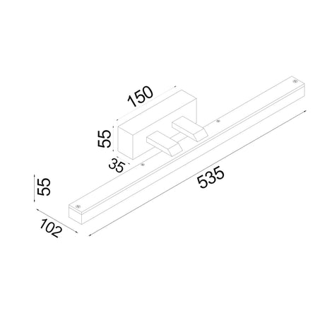 VANITAS: Interior LED Tri-CCT Vanity / Picture Wall Lights IP44