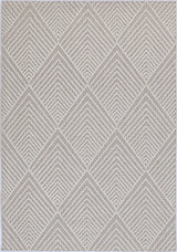 Vanuatu Onika Beige Geometric Flatweave Rug