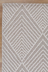 Vanuatu Onika Beige Geometric Flatweave Rug
