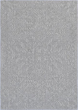 Vanuatu Nori Grey Tribal Flatweave Rug