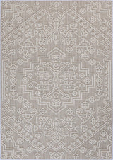 Vanuatu Waita Beige Tribal Flatweave Rug