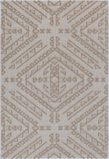 Vanuatu Kilifa Beige Tribal Flatweave Rug