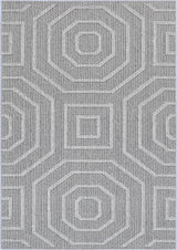 Vanuatu Suri Ash Geometric Flatweave Rug