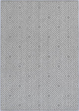 Vanuatu Walasi Ash Geometric Flatweave Rug