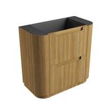 VARCELLI Floor Standing Curve Vanity Harvest Oak (All Sizes)