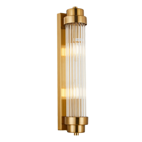VARILLAS: Interior Up/Down Clear Glass Rod Wall Lights