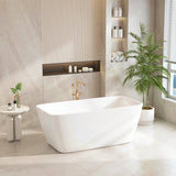 VENICE Gloss White FreeStanding Bathtub 1500mm