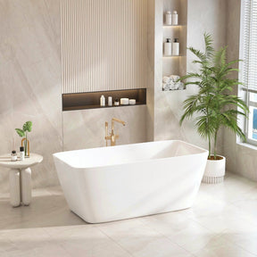 VENICE Gloss White FreeStanding Bathtub 1500mm