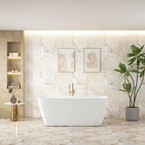 VENICE Gloss White FreeStanding Bathtub 1500mm