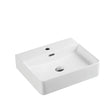 Vento 60M Wall Hung Basin White (Rectangle: 590x430x120mm)