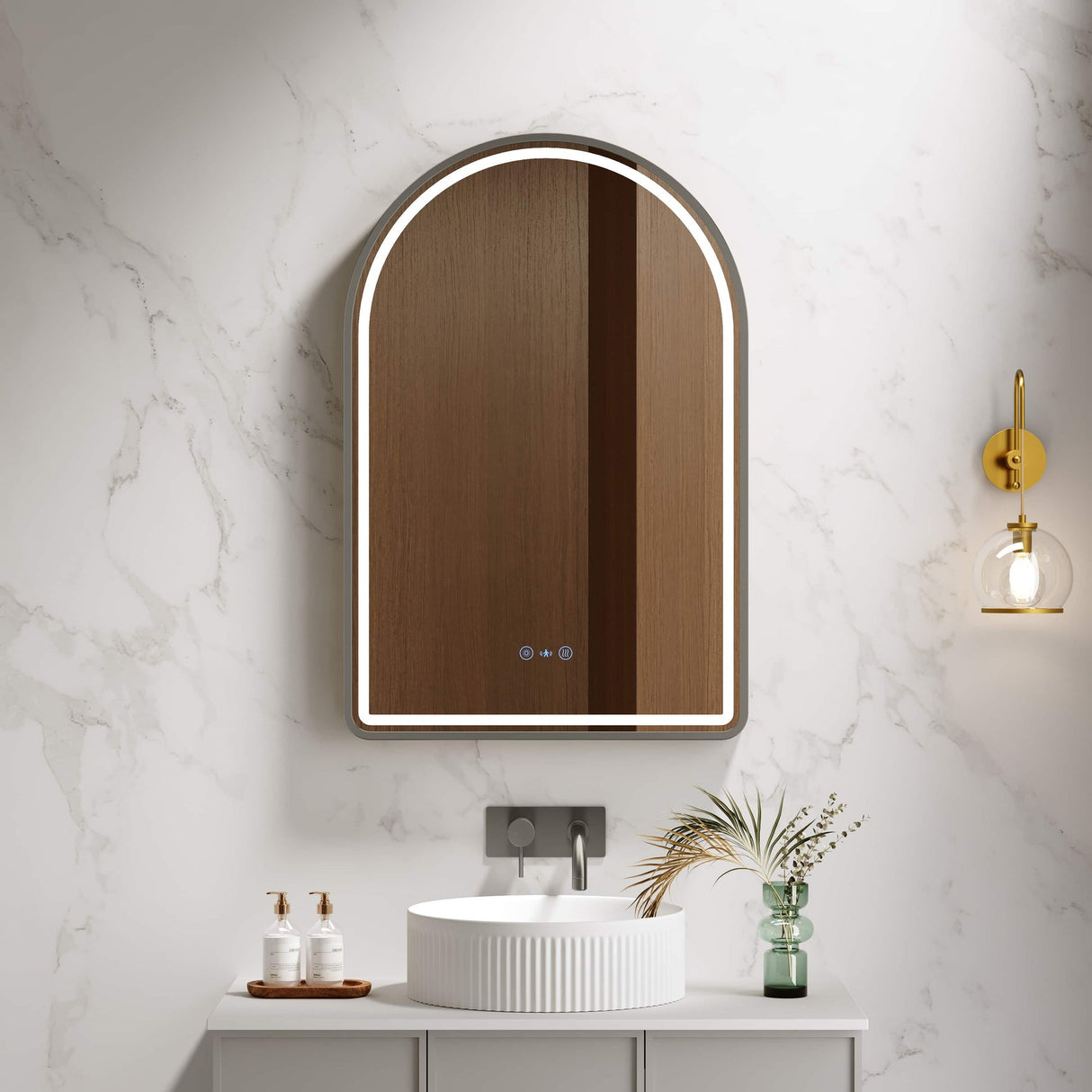 VENUS LED Arch Mirror (600×900mm)