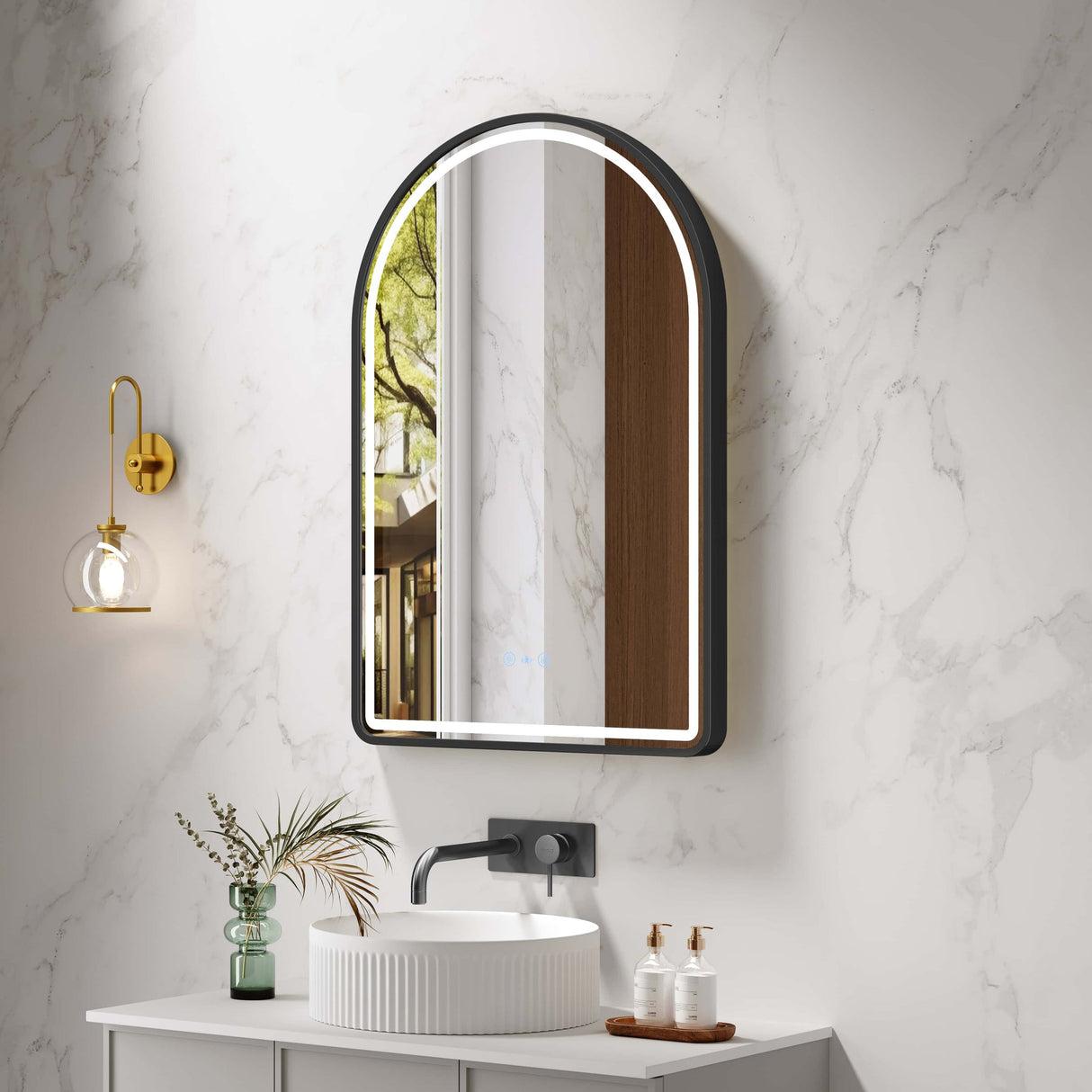 VENUS LED Arch Mirror (600×900mm)