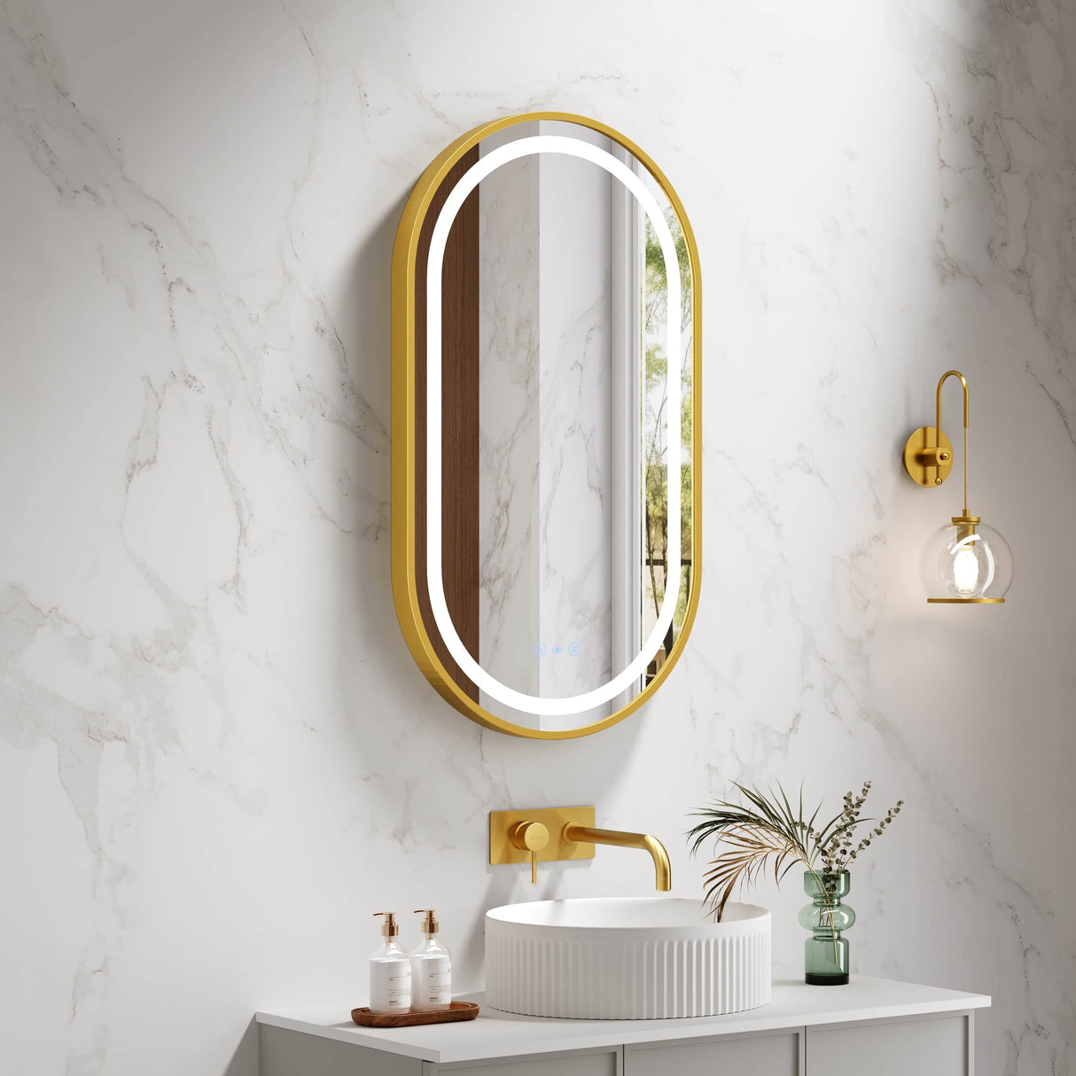 VENUS LED Oval Mirror (500×900mm)