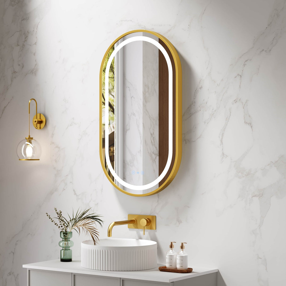 VENUS LED Oval Mirror (500×900mm)