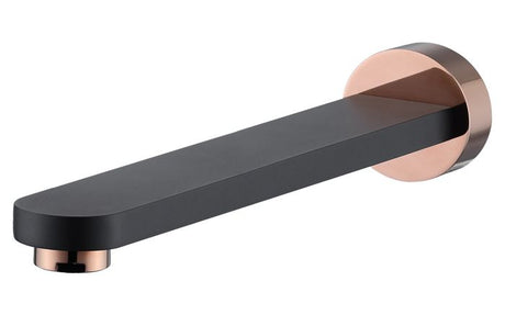 VETTO Bath Spout - Black & Rose Gold