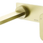 VETTO Wall Mixer With Spout - Brushed Gold